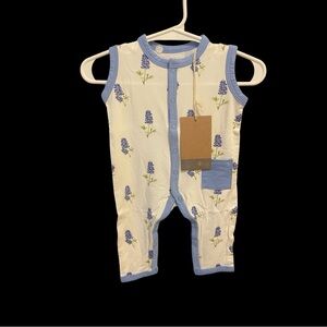 Kyte Baby Hydrangea Romper NWT size 0-3 discontinued print